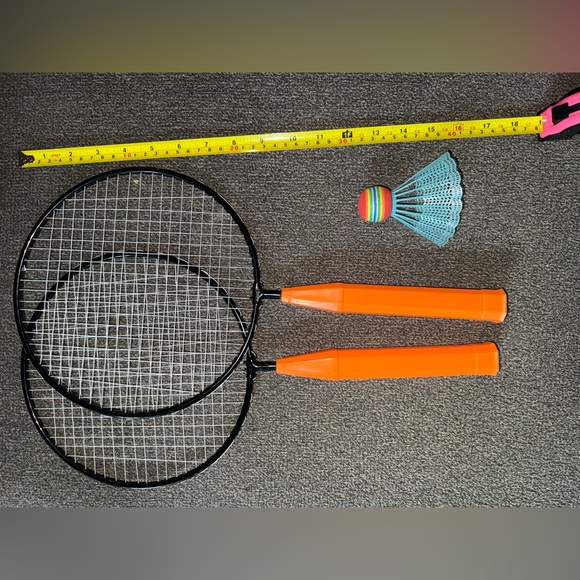 Target Outdoor Badminton Set with Orange Rackets - Picture 4 of 4